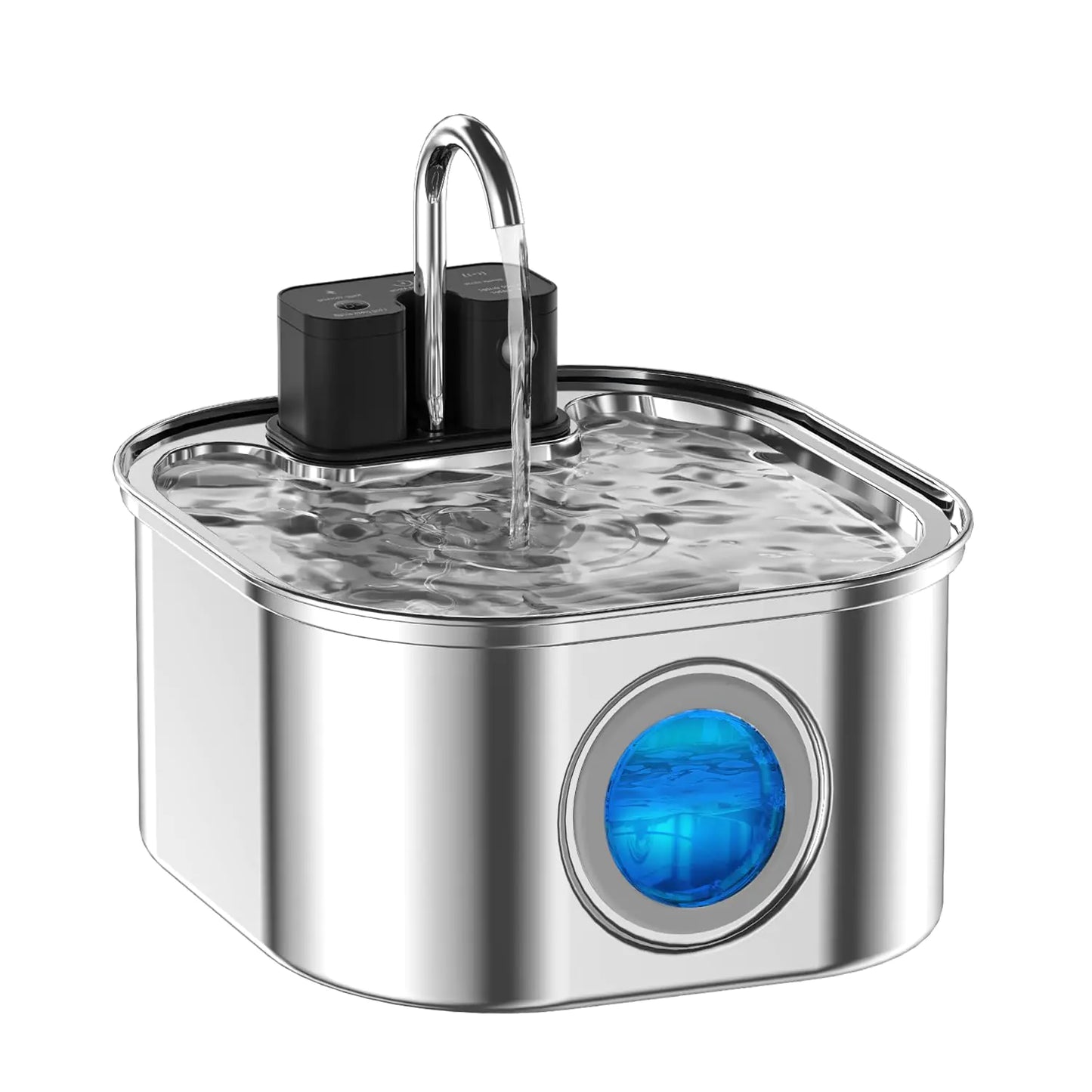 NautyPaws Wireless Cat Water Fountain – 3.2L Rechargeable Faucet