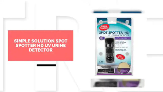 Simple Solution Spot Spotter HD UV Urine Detector by@Outfy